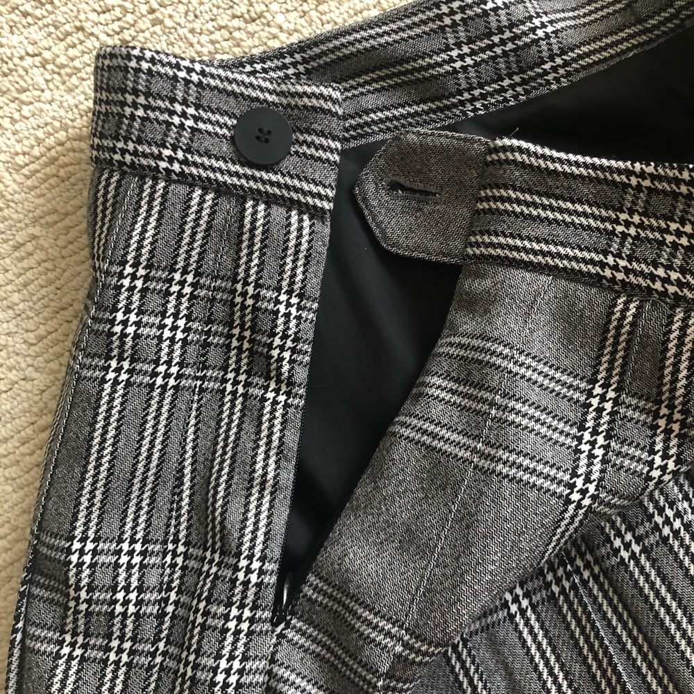 Maje Pleated Gingham Skort - Picture 5 of 7